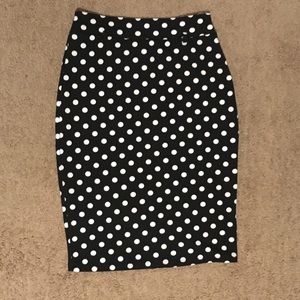 Polk a dot skirt